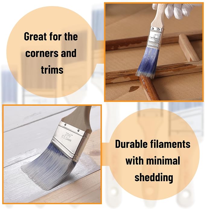 Bates- Stubby Angle Paint Brushes - Image 5