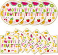 Qyeahkj 48Pcs Twotti Frutti Paper Plates and Napkins Summer Fruit 2nd Birthday by Qyeahkj