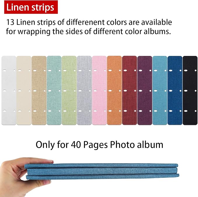 Vienrose Photo Album Self Adhesive Scrapbook Refill Pages - Image 3