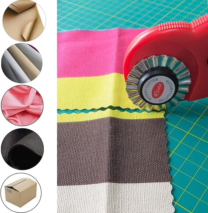 45mm Pinking Rotary Cutter Blades, Wavy Replacement Blade, Rotary Blades Refill - Image 5