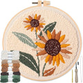 Fusionchaos Punch Needle Kits for Adults Beginners, Sunflower | All-in-one kit by Fusionchaos