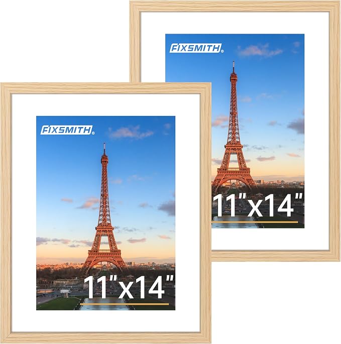 FIXSMITH 11x14 Picture Frame 2 Pack, Photo Frame by FIXSMITH