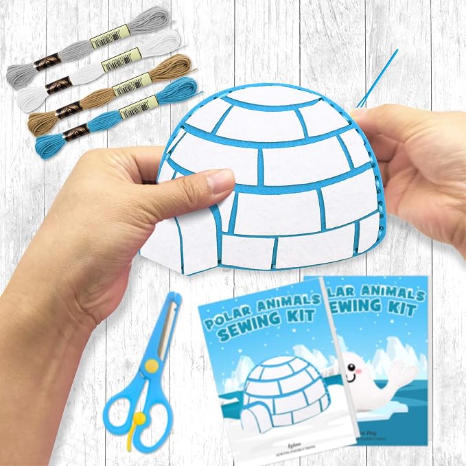 CiyvoLyeen Polar Animals Sewing Kit - Image 6