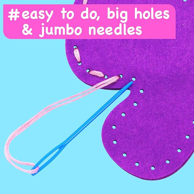 EZCRA Unicorn Sewing Kit for Kids Ages 4-8 - Image 4