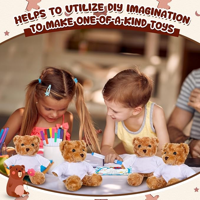 40 Pcs Make Your Own Stuffed Animal Bear Kit DIY 2026 Graduation Plush Gift 10 - Image 4