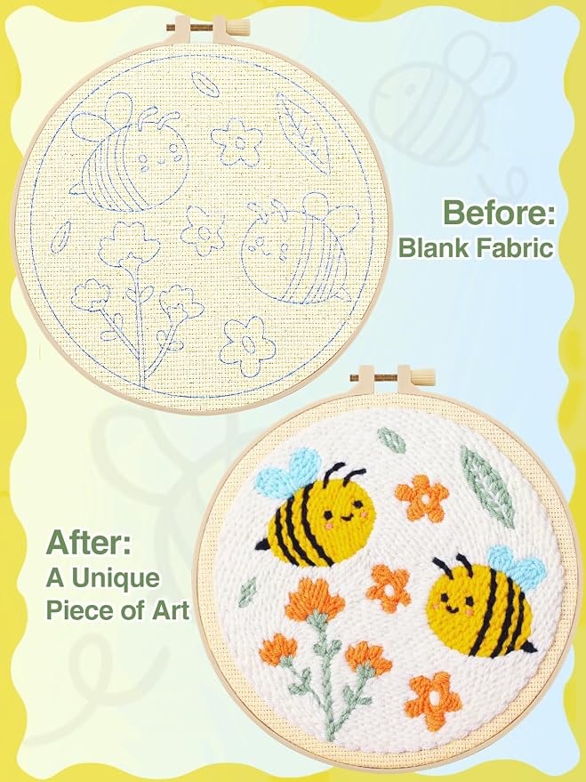 Punch Needle Kit Adults Beginner - Image 4