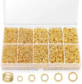 4600Pcs Gold Jump Rings with Jump Rings Open/Close Tools by PAXCOO