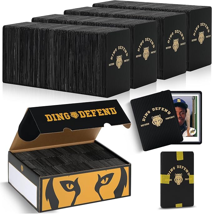510 Pack Ding Defend Trading Card Shipping Protectors Hard Plastic Card Slab by Storage+Standard