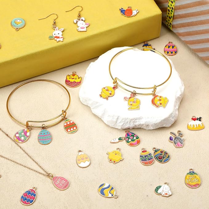 MARFOREVER 120 PCS Easter Charms - Image 6
