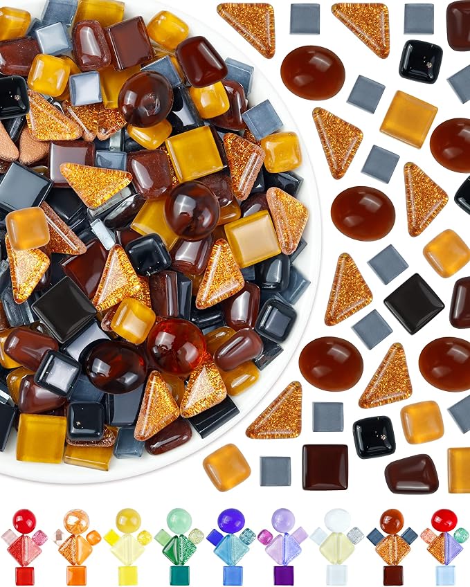 FIVEIZERO 420g Mosaic Tiles for Crafts by FIVEIZERO