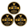 FOXBC 10 inch 200-Tooth Contractor Saw Blade for Plastic, Vinyl Siding, Plywood, OSB, Veneer with 5/8" Arbor - 3 Pack