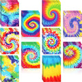 Tenceur 100 Pcs Mini Tie Dye Notepads Pastel Notebooks Small Multicolor Style by Tenceur