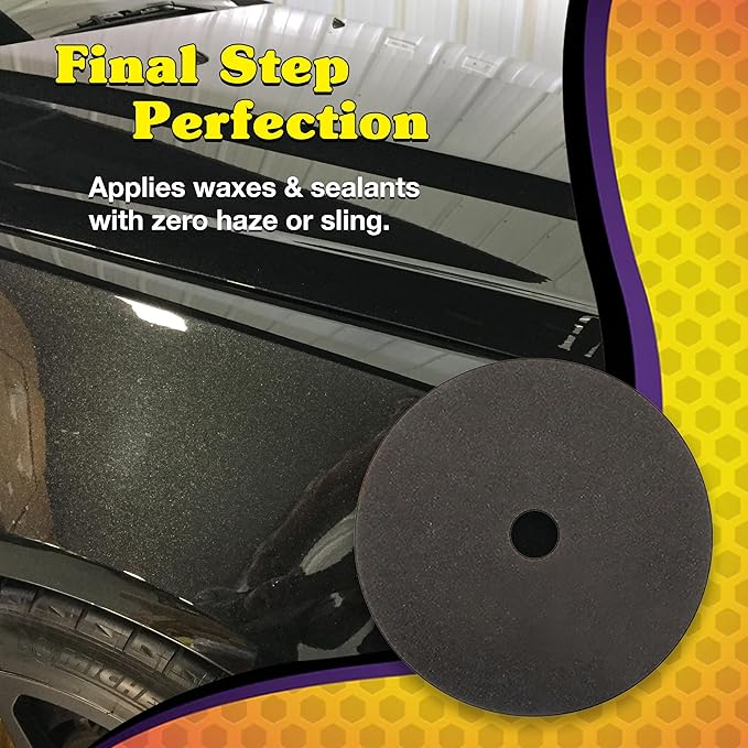Wizards Buffing Pads (21 DA Gray Wax/Finishing Pad) 6 3/8" x 7/8"