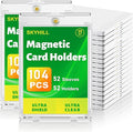 Skyhill 52ct Magnetic Card Holders, 35pt Slim One Touch Card Holder by SKYHILL