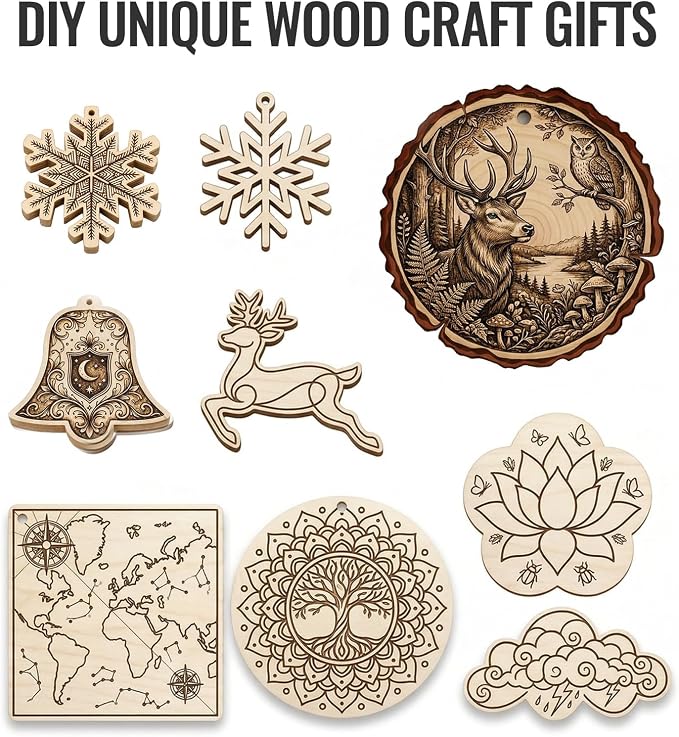 ACRSIKR Wood Burning Kit for Beginner, Cool Toy Craft Gift Ideas for Adult Wood - Image 7