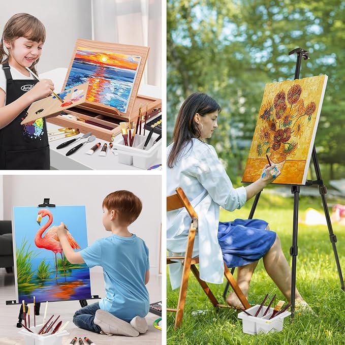 187Pcs Professional All-in-One Art Painting Kit - Image 7