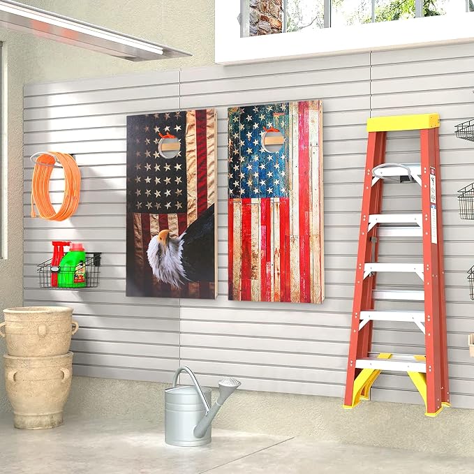 AHOWPD Cornhole Boards Hanger, Cornhole Accessories Wall Mount, Cornhole Board - Image 2