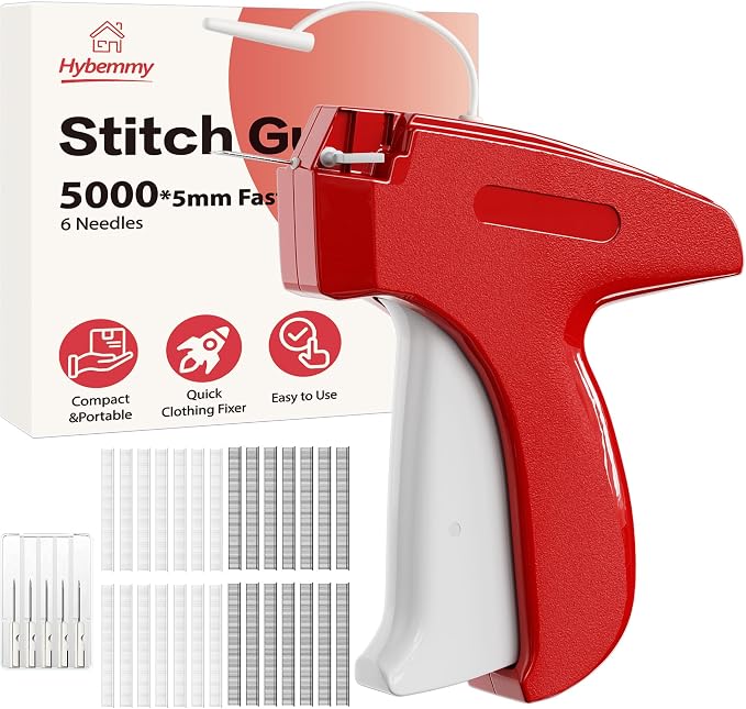 Stitch Gun for Clothes, Portable Handheld Tagging Gun for Clothing, Stitch by Hybemmy