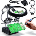 Helping Hands Magnifier Soldering Station by LXIANGN