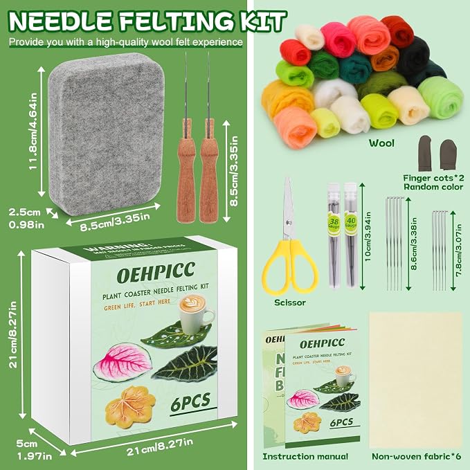 OEHPICC Needle Felting Kit, Wool Felting Kit - Image 2