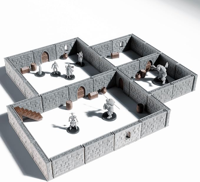 Dungeon Walls Modular DND Terrain Set - Image 7