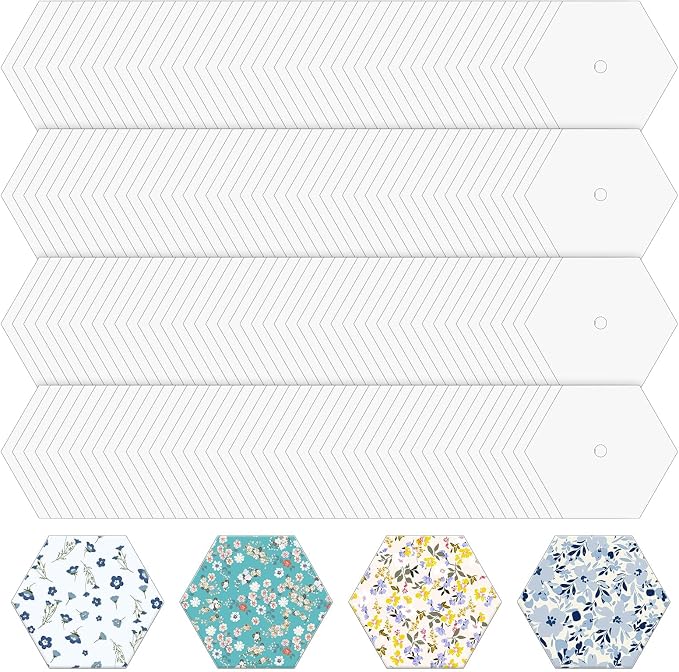 1000 PCS Paper Piecing 1", Hexagon Quilting Templates by Neworkg