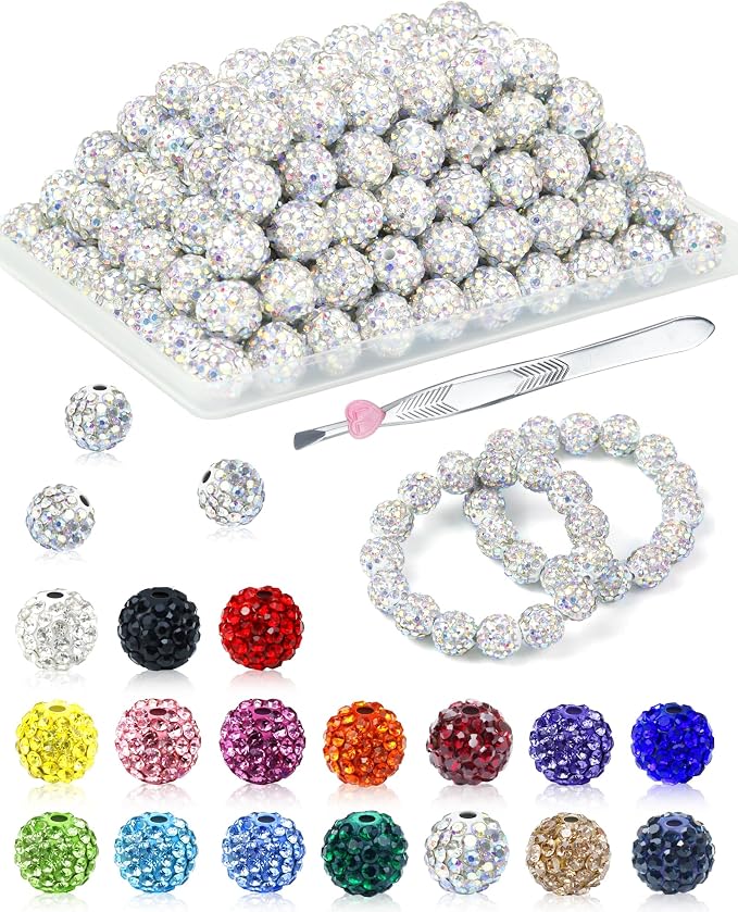 120PCS FIVEIZERO Crystal AB Rhinestone Beads by FIVEIZERO