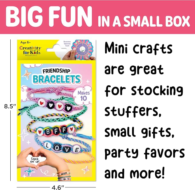 Creativity for Kids Best Friends Bracelets Mini Craft Kit: Create 10 Friendship - Image 6