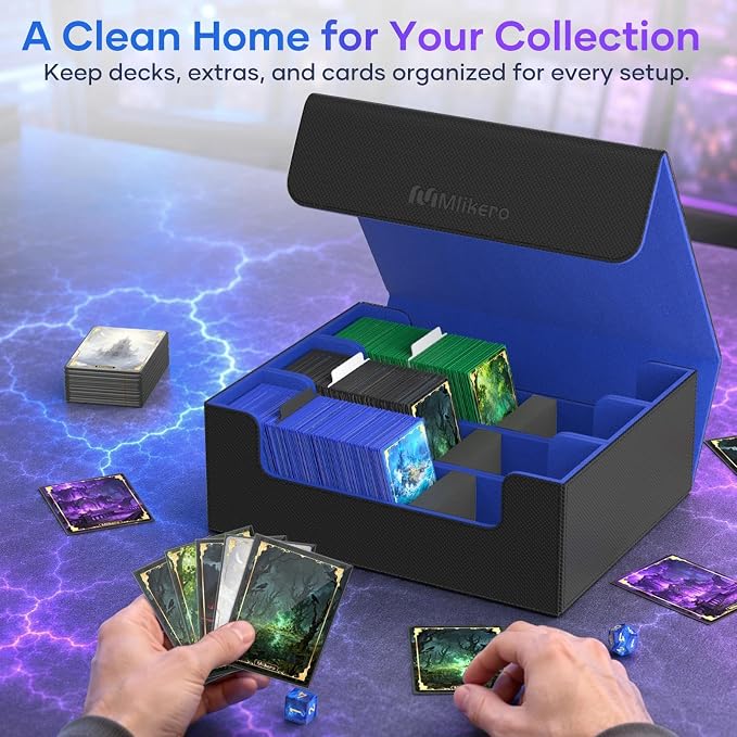 Mlikero Trading Card Storage Box, Bulk Card Storage - Image 2