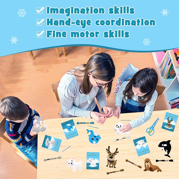 CiyvoLyeen Polar Animals Sewing Kit - Image 2