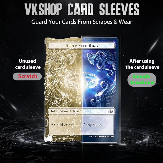 500Pcs Soft Clear Card Sleeves, Polypropylene Standard Trading Card Sleeve - Image 4