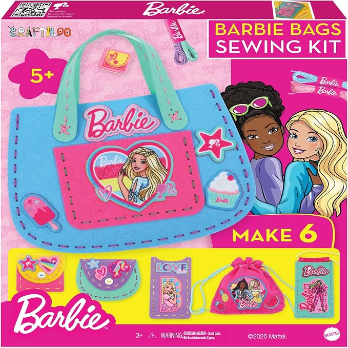 Barbie® Sew Your Own Minibag Kit by Craftiloo