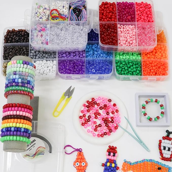 LIS HEGENSA Pony Beads Bulk, Kandi Beads - Image 6