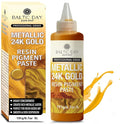 Metallic 24K Gold Epoxy Resin Pigment Paste XL – Opaque Epoxy Dye & High by BALTICDAYpuresoul