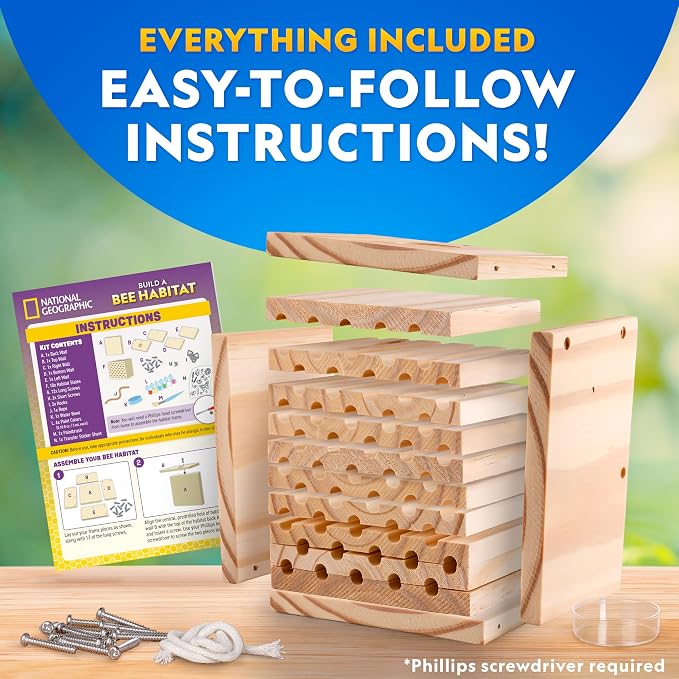 National Geographic Build a Bee Habitat Craft Kit - Image 3