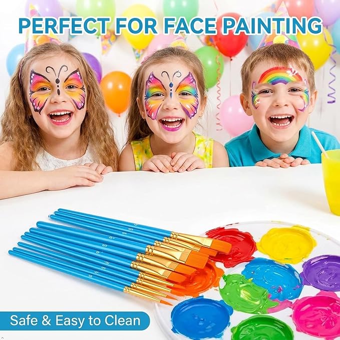 Soucolor Acrylic Paint Brushes Set, No-Shed Bristles - Image 6