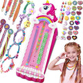 Unicorn Toys for Girls Age 4-6 6-8 8-12, 2-in-1 Friendship Bracelet Making Kit by Unknown