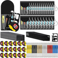 96 Pcs Mini Tape Screwdriver Keychain Set Christmas Men Gifts Bulk Adult Party Favors Multitool Pen Card Tool Measuring Keychains Stocking Christmas Stuffers for Men Dad (Multicolor)