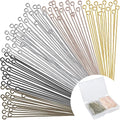 600 Pieces 2 Inch Eye Pins for Jewelry Making DIY, Straight Pins Jewelry Making by BOYIVI