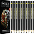 Luwans Drawing Pencils Set of 14 Sketch Pencils by Luwans