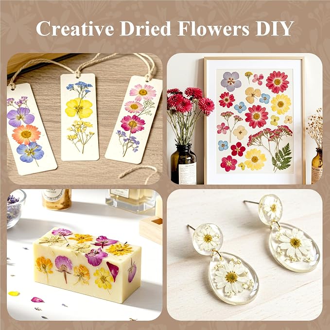 Aboofx Flower Press Kit, Craft Kits 11.2" x 11.2" 8 Layers Wooden Flower - Image 7
