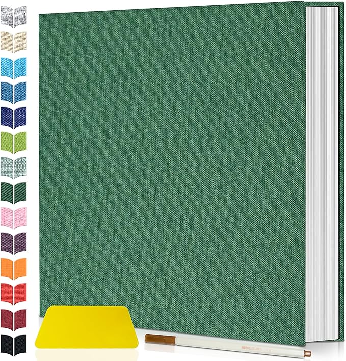 Artfeel Photo Album Self Adhesive Scrapbook, 60 Pages Large Photo Book by Artfeel