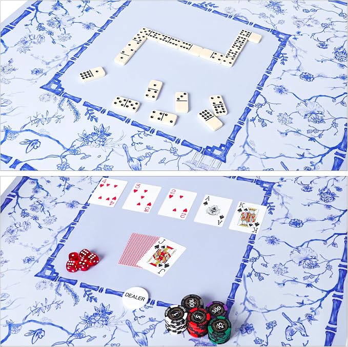 TIASUSAN Large Blue Mahjong Mat - Image 6