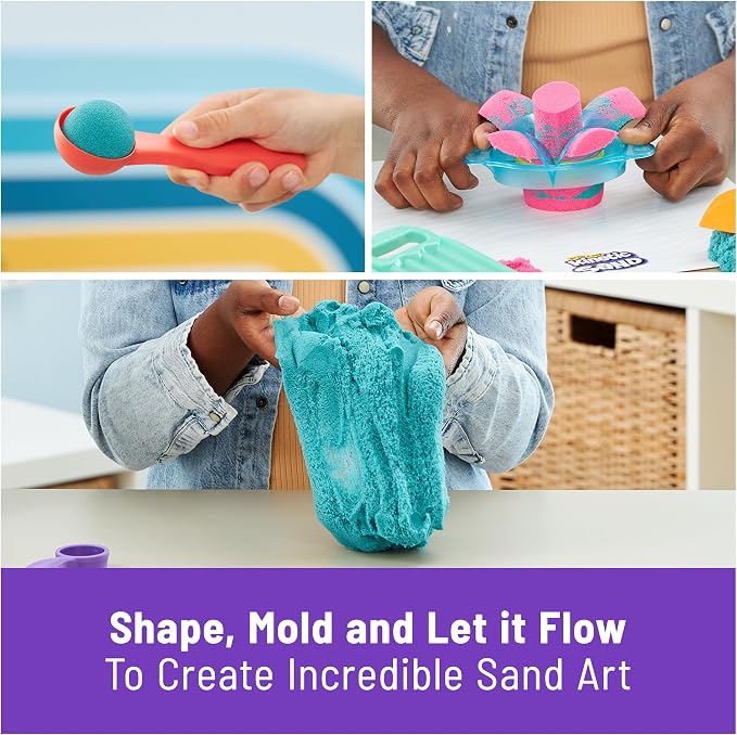 Kinetic Sand Ultimate Sandisfying Set, Moldable Sand Sensory Toys, Ages 7+ | Mix - Image 3