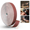 Emery Cloth Roll,80 Grit Continuous Sandpaper Roll 1" x 83 Feet Sandpaper Roll for Wood Furniture Finishing Metal Sanding Automotive Polishing
