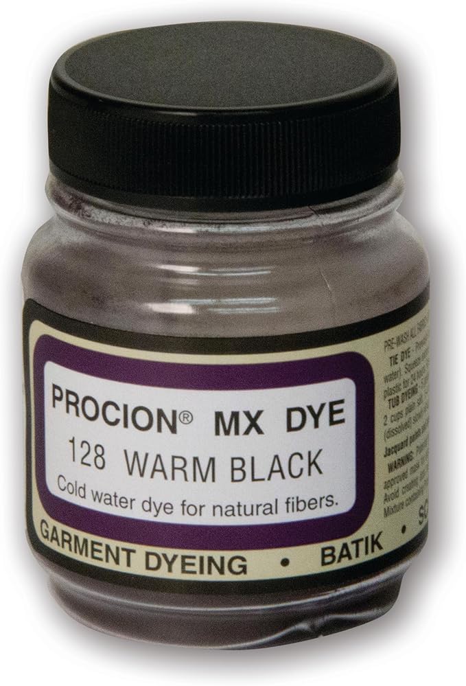 Jacquard Procion MX Fiber Reactive Dye, Concentrated Powder, Warm Black by Jacquard