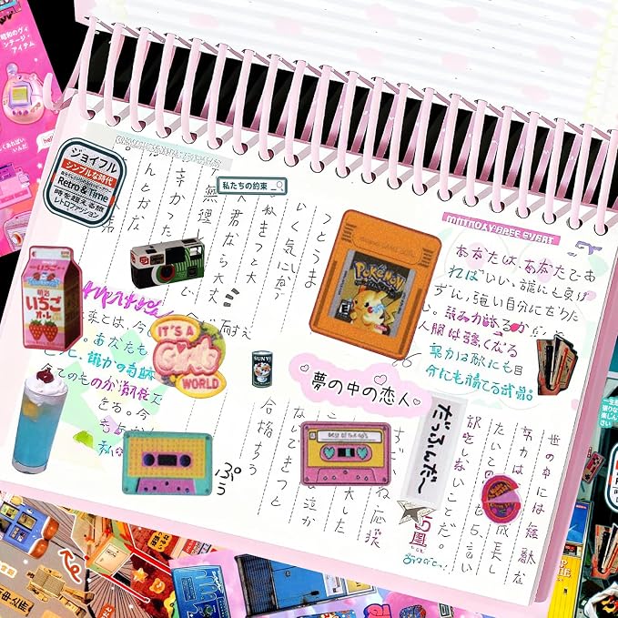 Tmtains 30 Sheets Japanese Sticker Book - Image 7