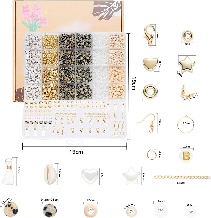 Xylise Jewelry Making Supplies Kit Natural Stone Beads - Image 3