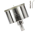 2-3/8inch | 60mm Diamond Hole Saw with Center Drill bit and Diamond-Coated Center Drill bit for Ceramic Glass Marble Fiberglass Granite and Porcelain Tiles by CENYB