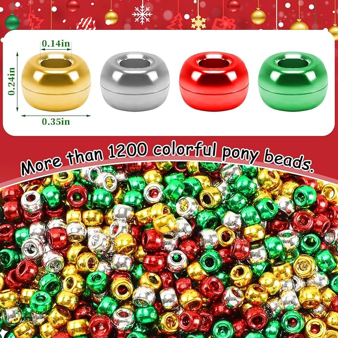 UPINS Christmas Pony Beads - Image 2